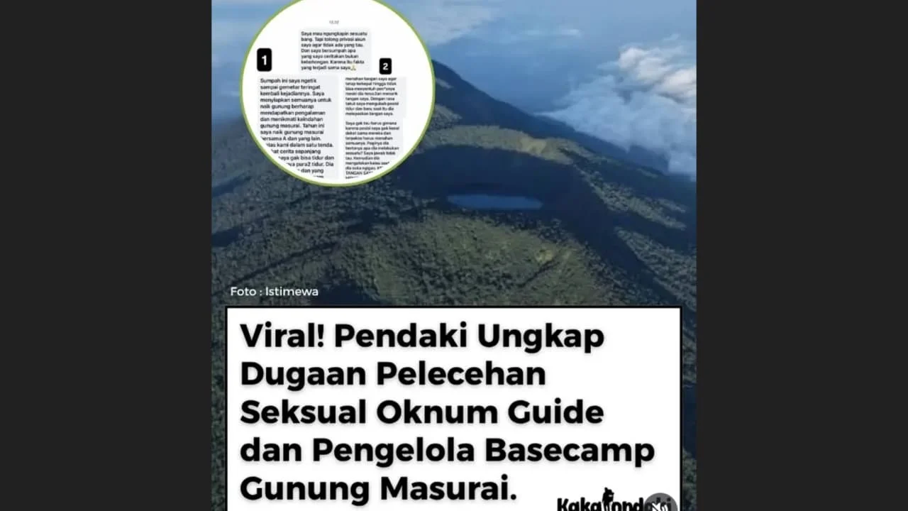 Dugaan Pelecehan di Gunung Masurai