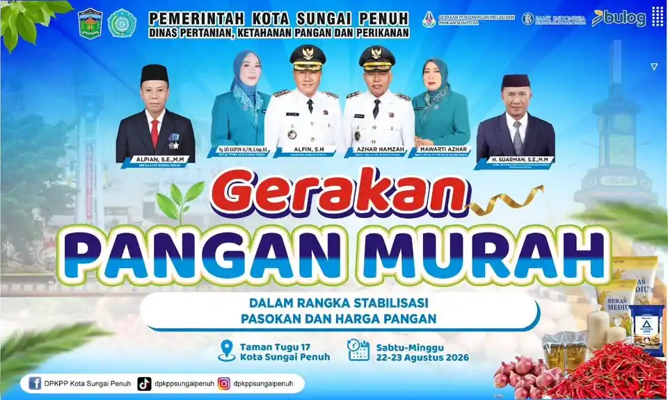 Gerakan Pangan Murah di Kota Sungai Penuh