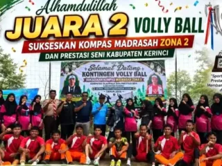 Hebat! Tim Voli MAN 1 Kerinci Sabet Juara 2 KOMPAS Madrasah 2026