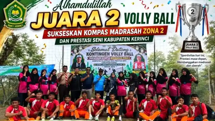 MAN 1 Kerinci Juara 2 KOMPAS Madrasah 2026