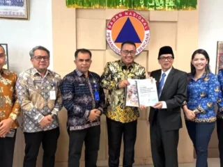 Wako Alfin Jemput Bola ke BNPB, Dorong Percepatan Infrastruktur Sungai Penuh
