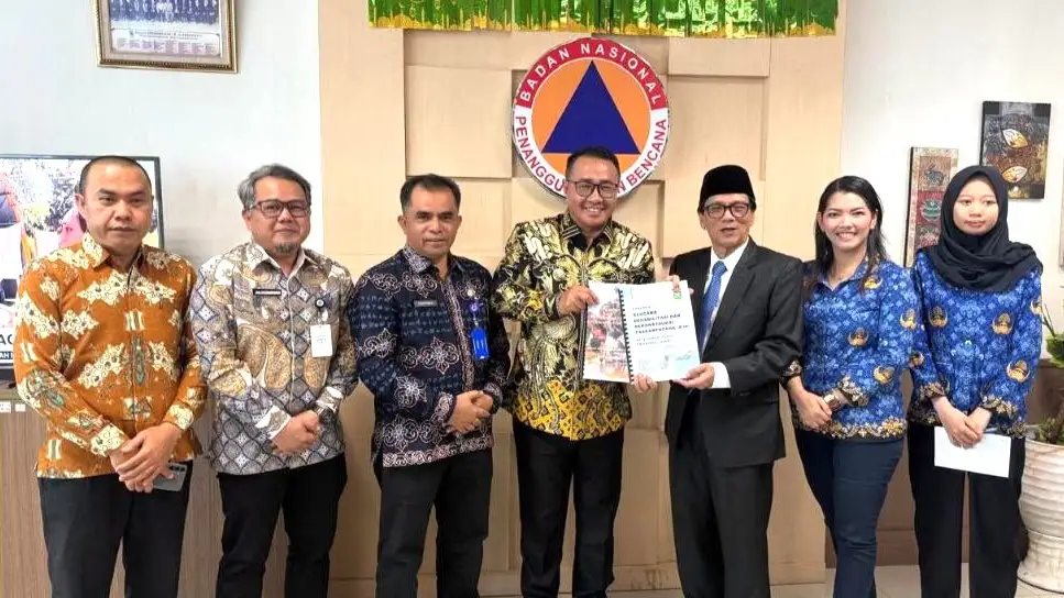 Wako Alfin Jemput Bola ke BNPB