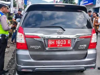Mobil Dinas PUPR Sungai Penuh Terjaring Razia Pajak, Nunggak Sampai 5 Tahun
