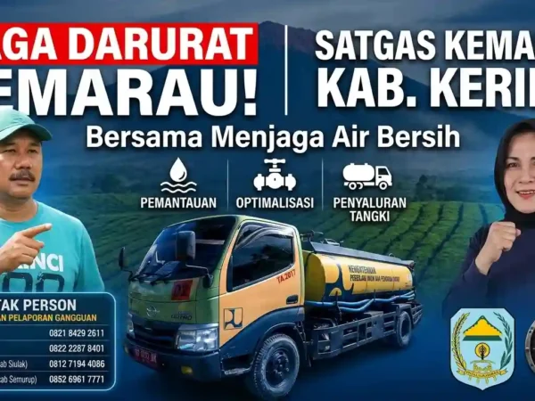 Siaga Kemarau 24 Jam, Perumda Tirta Sakti Kerinci Bentuk Satgas Khusus