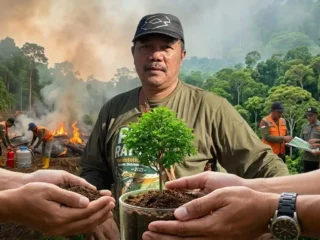 Cegah Karhutla, Bupati Monadi Instruksikan Desa Perketat Pengawasan Lahan
