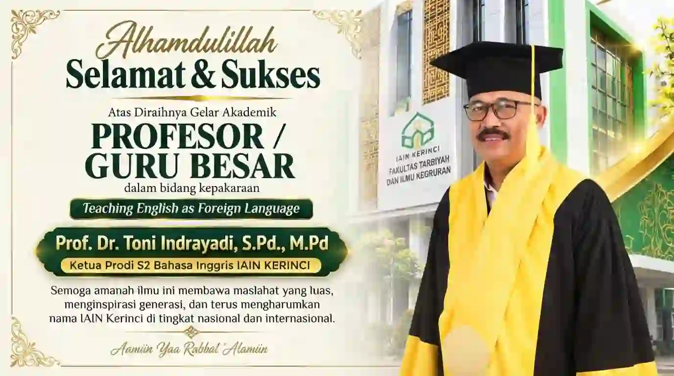 Perjalanan Inspiratif Toni Indrayadi Raih Guru Besar