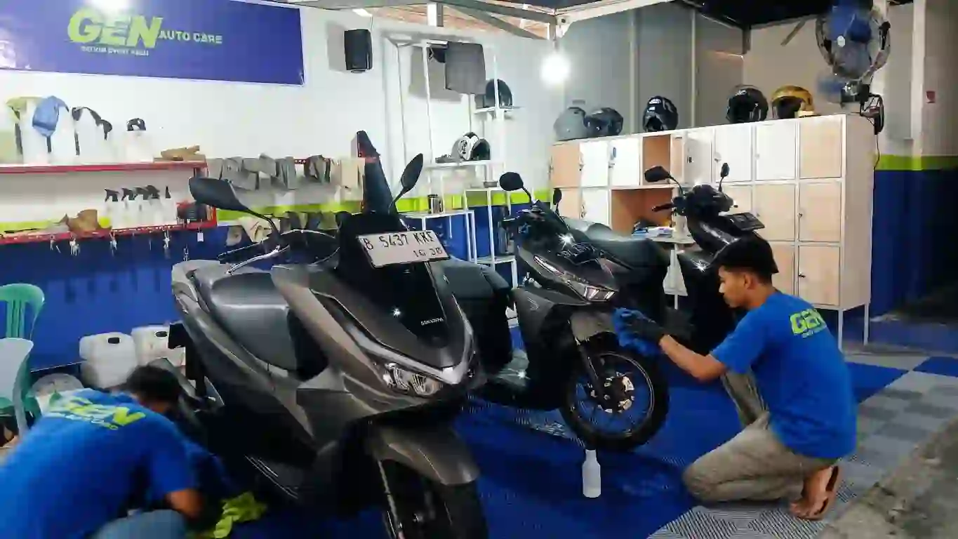GEN Autocare Cuci Motor Modern dan Kinclong di Sungai Penuh