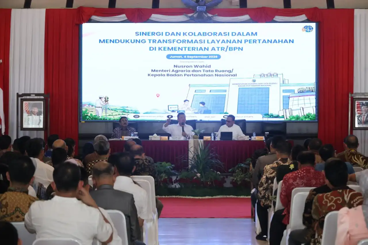 Transformasi Organisasi dan Layanan Pertanahan Harus Bermuara pada Kepastian bagi Masyarakat