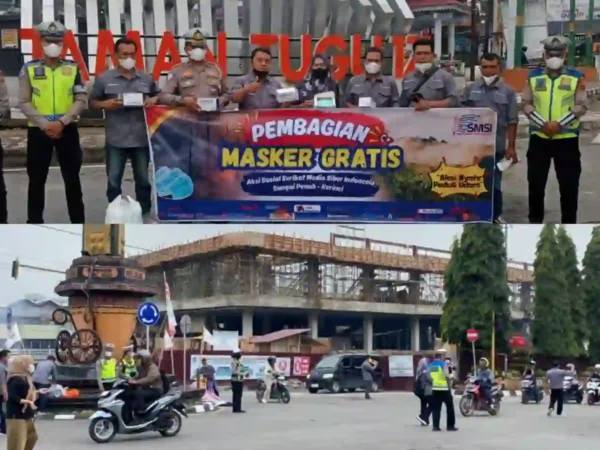 Aksi Nyata SMSI Kerinci-Sungai Penuh: Bagikan 10 Ribu Masker untuk Warga