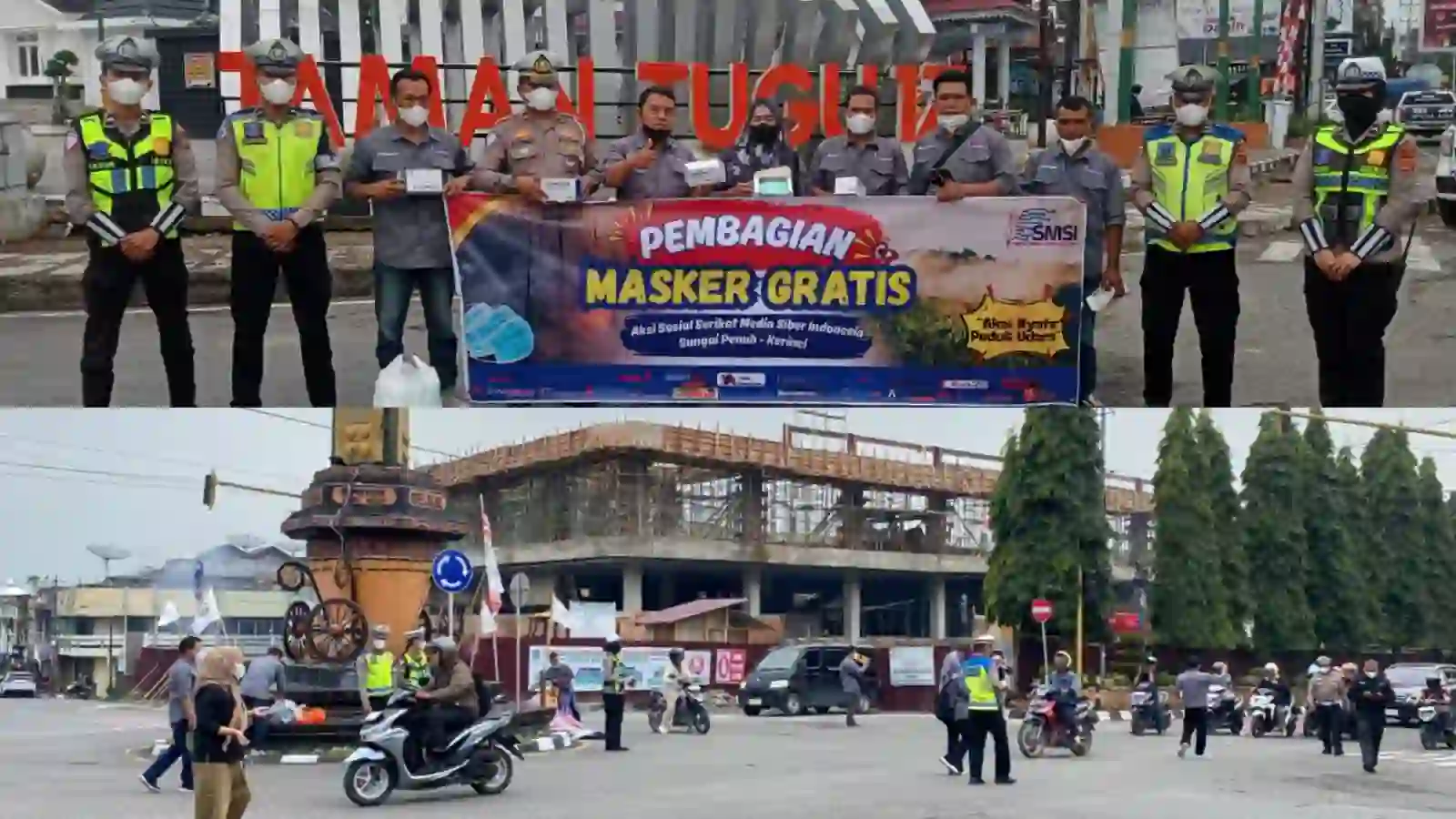 SMSI Kerinci-Sungai Penuh Bagikan 10 Ribu Masker
