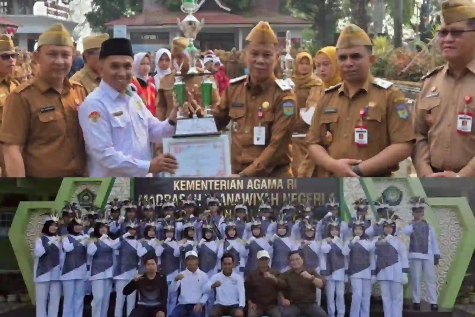 MTsN 1 Kota Sungai Penuh Juara Lomba Barisan Indah