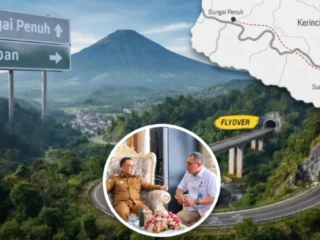 Wako Alfin Gaspol Rencana Pembangunan Flyover Sungai Penuh-Tapan Bersama TNKS