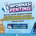BKPSDM Sungai Penuh Tegaskan Seleksi JPT Pratama 2026 Murni Tanpa Titipan