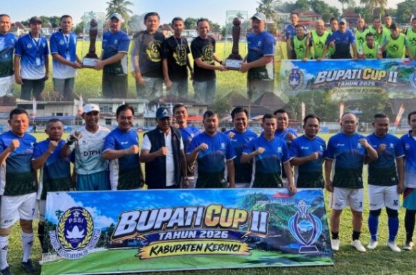 Bupati Kerinci Cup II 2026 Resmi Dimulai, 41 Klub Berebut Juara di Penawar