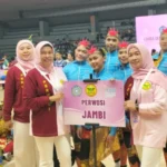 Dua Tahun Berturut-turut, Perwosi Jambi Juara Senam Kreasi Nasional