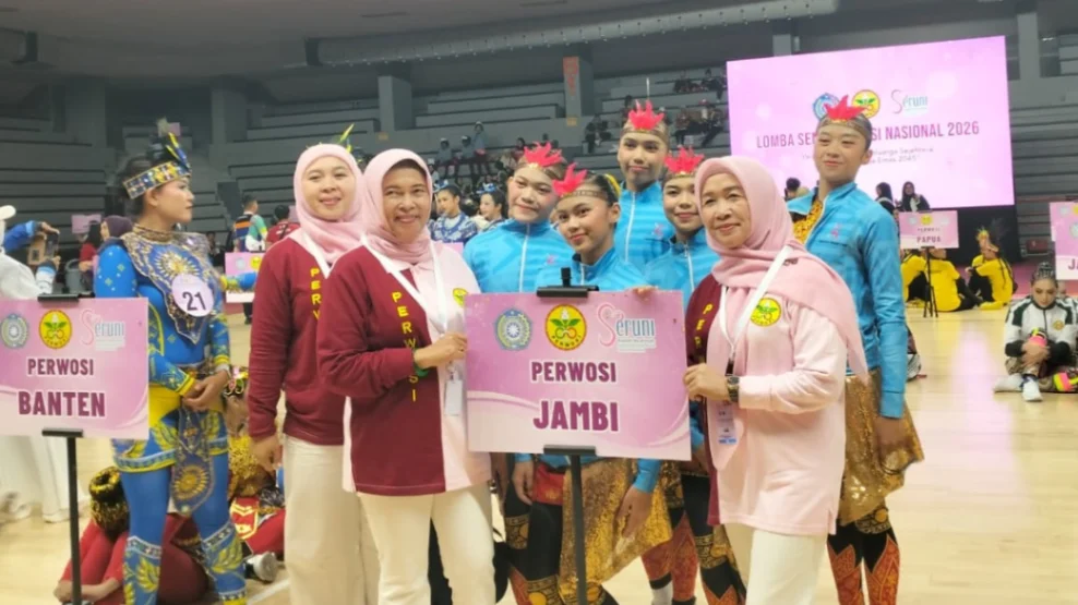 Perwosi Jambi Juara Senam Kreasi Nasional