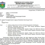 Ini Syarat Perpanjangan Kontrak PPPK Paruh Waktu Sungai Penuh