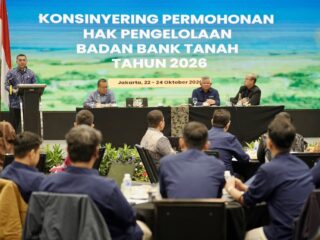 Konsinyering HPL Badan Bank Tanah, Wamen Ossy Ingatkan Soal Keseimbangan Kecepatan Layanan dan Kepastian Hukum