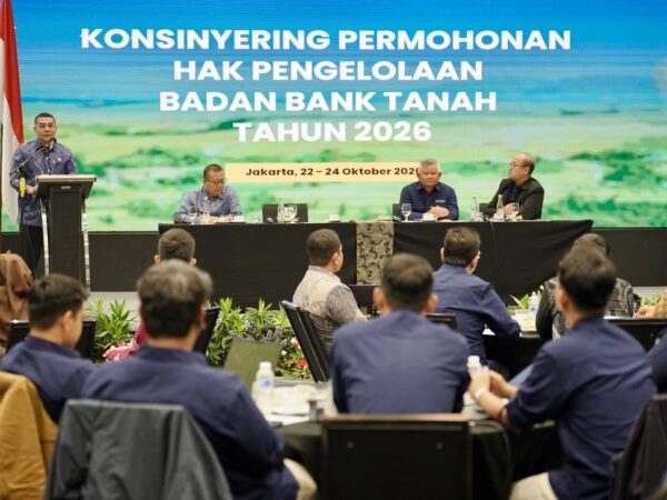 Konsinyering HPL Badan Bank Tanah, Wamen Ossy Ingatkan Soal Keseimbangan Kecepatan Layanan dan Kepastian Hukum