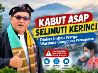 Kabut Asap Selimuti Kerinci, Dinkes Imbau Warga Waspada Gangguan Pernapasan