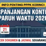 Ini Dokumen Yang Perlu Dipersiapkan Untuk Perpanjangan Kontrak PPPK Paruh Waktu Kerinci