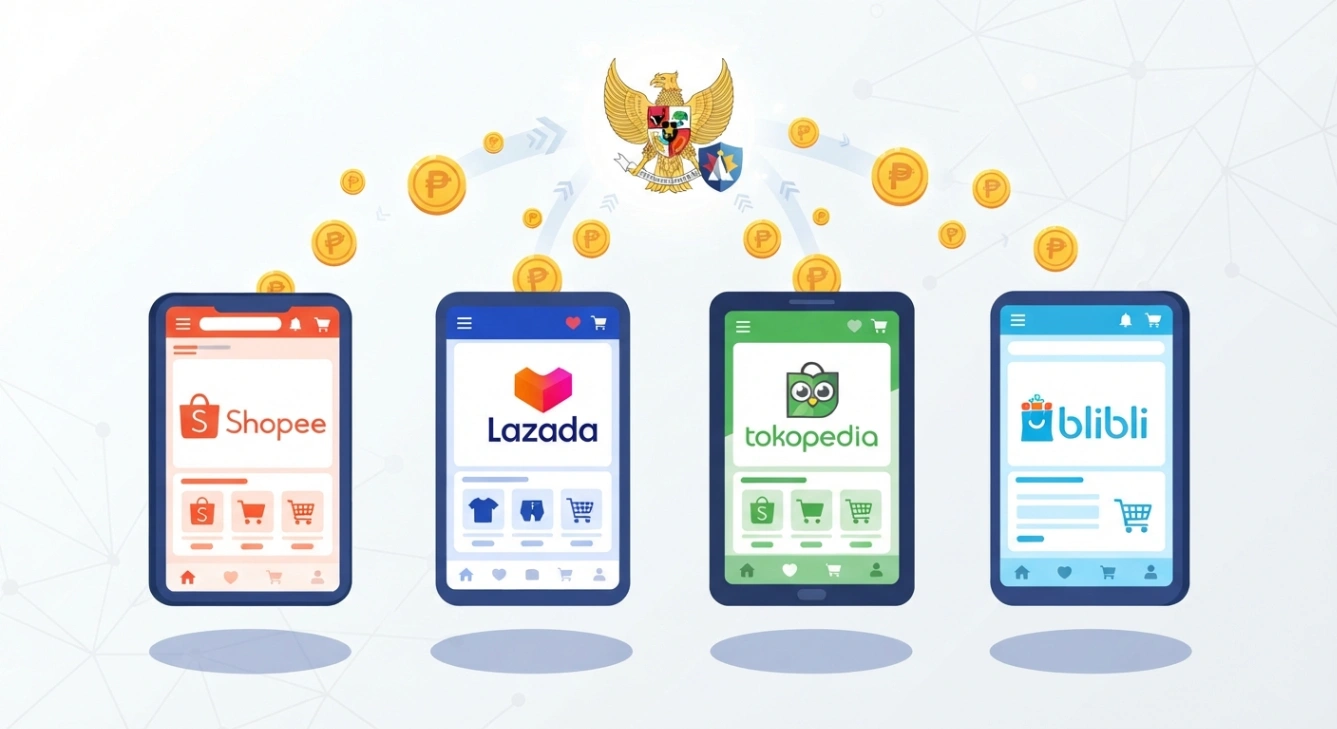 Marketplace Pungut Pajak Pedagang Online