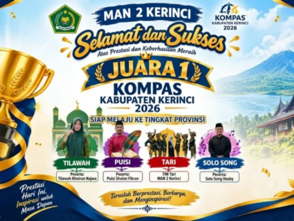 Siswa MAN 2 Kerinci Borong Juara KOMPAS 2026, Siap Menuju Tingkat Provinsi