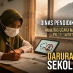 Kualitas Udara Kerinci Buruk, Siswa PAUD, TK, SD dan SMP Belajar dari Rumah