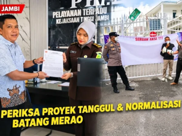LSM Semut Merah Desak Kejati Jambi Usut Proyek Tanggul dan Normalisasi Sungai Batang Merao Rp15 Miliar