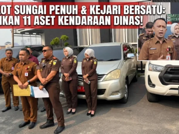Pemkot & Kejari Sungai Penuh Tarik 11 Kendaraan Dinas Senilai Rp1,5 Miliar dari Mantan Pejabat