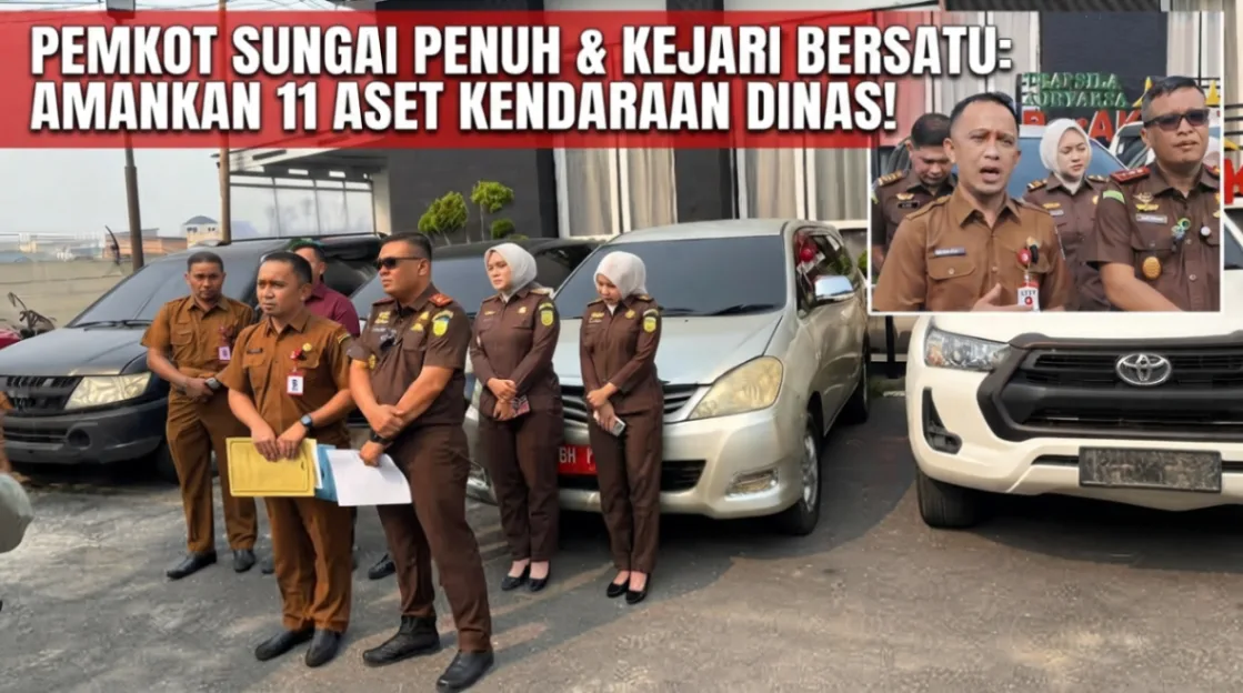 Amankan 11 Kendaraan Dinas Di Kota Sungai Penuh