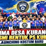 Lima Desa di Kubang Bersatu Bentuk PS Kubang dan Luncurkan Jersey Baru