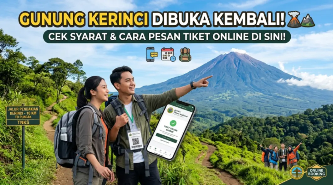 Pendakian Gunung Kerinci Resmi Dibuka Kembali