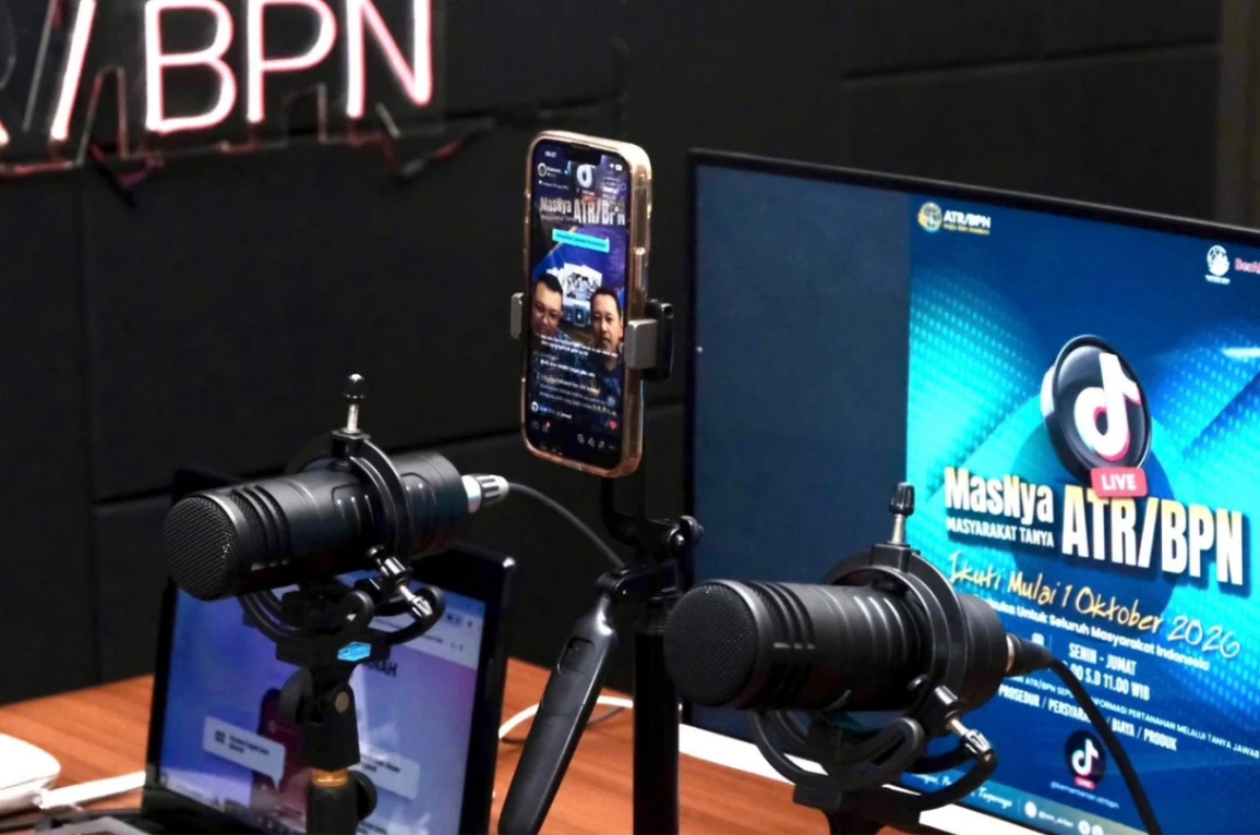 Layanan Pertanahan Lewat Live TikTok