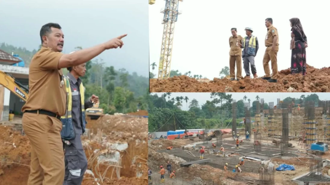 Bupati Monadi Tinjau Progres RSUD Kerinci