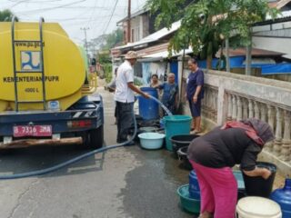 Perumda Tirta Khayangan Siagakan Mobil Tangki Air Bersih