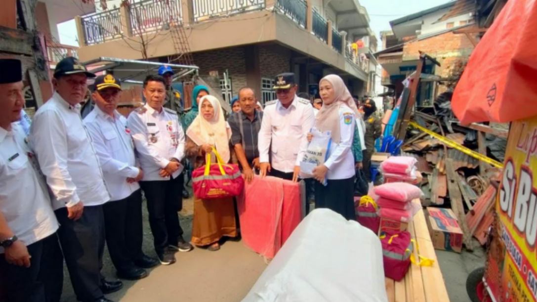 Bantuan untuk Korban Kebakaran di Pasar Baru Sungai Penuh