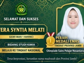 Sabet Emas OSPN Jambi, Fera Syntia Melati Tembus Olimpiade Kimia Nasional