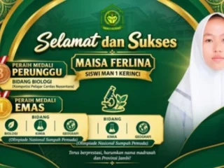 Maisa Ferlina, Siswi MAN 1 Kerinci Raih Emas dan Perunggu Olimpiade